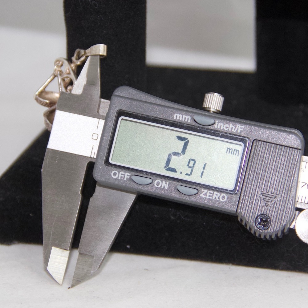 Vintage Italy 925 Sterling Silver Libra Scales of Justice Zodiac Pendant Charm - Picture 7 of 8